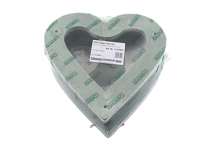 <h4>Oasis Heart 38x40cm Open Ecobase</h4>