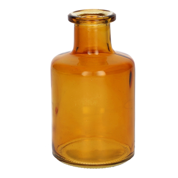 <h4>Bottle Caro9 d3.8\\6.8xh11.8 ochre transparent</h4>