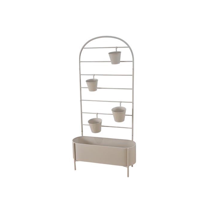 <h4>Plant Stand With 4 Pots L70W24H140</h4>