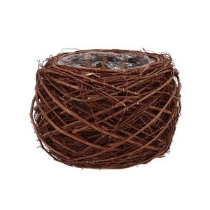 Nature Planter Elm Branch Brown 20x18cm