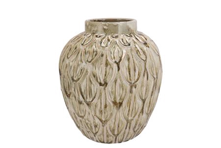 <h4>Inga Boa Green Pot Active Glaze 27x27x30cm Nm</h4>