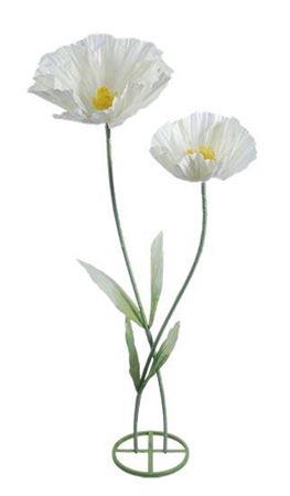 <h4>Stem Poppy Flower Double L50w50h160</h4>