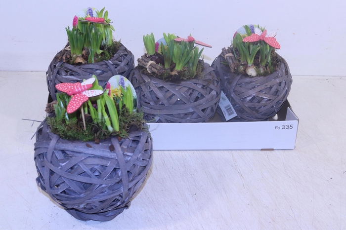 <h4>ARR BOL ROUND BASKET X3</h4>