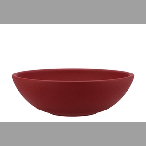 Vinci Red Velvet Bowl Low 25x8cm