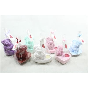 D.S.GEKL.DECO BEREN  + waxlicht