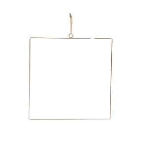 Square 30cm Metal Medium Sb Gold