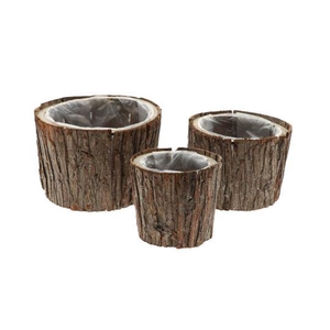 Planter Bark Rnd S3 H20D26