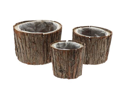 Planter Bark Rnd S3 H20D26
