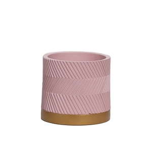 Betonpot p12 Groovy pink matte