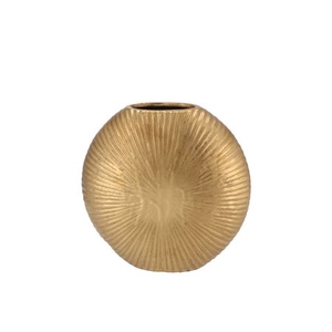 Jada Gold Oval Vase 23x7cm