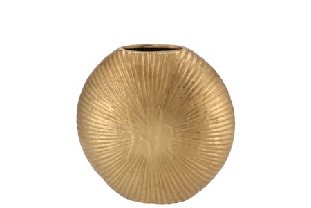 <h4>Jada Gold Oval Vase 23x7cm</h4>