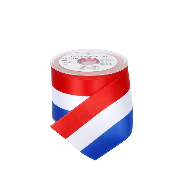 <h4>Graflint DC exclusive 70mm x 25m  Rood/ Wit/Blauw</h4>