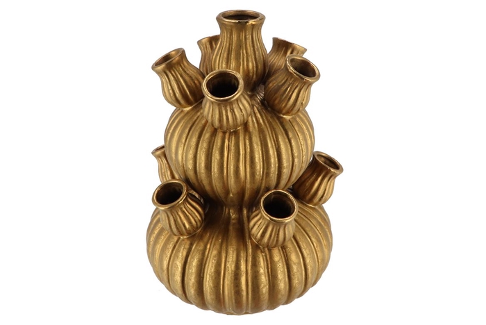 <h4>Amsterdam Gold Tulip Vase Bubbles 42x62cm</h4>