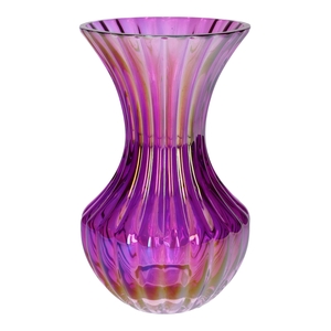 DF02-741472500 - Vase Zelune d12/12.5xh20.5 purple+pearl