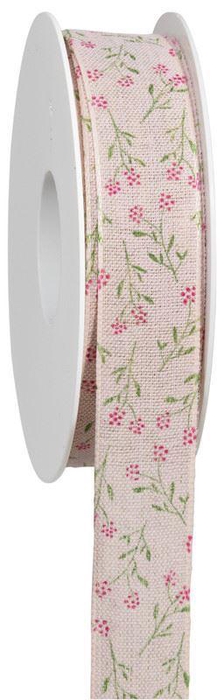 <h4>Lint Flos draad 25mmx18mtr l. roze</h4>
