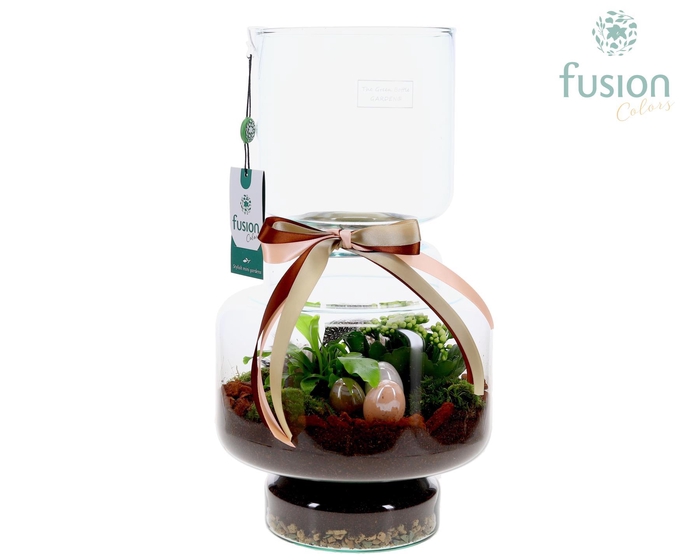 <h4>Green Bottle Lotte Large met Pasen arrangement</h4>