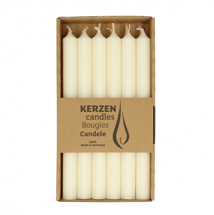 Kaars Tafelkaars rustiek d2.2*25cm