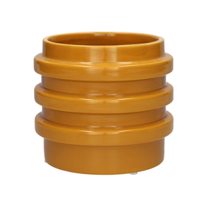 DF03-667230337 - Pot Fizz d11.7/13.8xh12 ochre