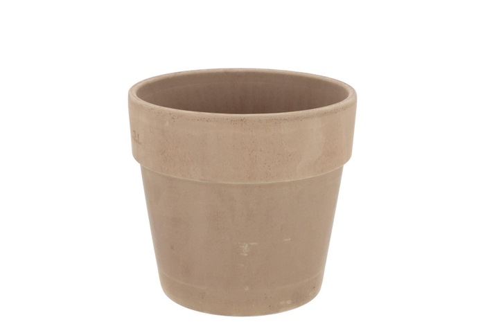 Terracotta Choco Cilinder Pot 15x15cm