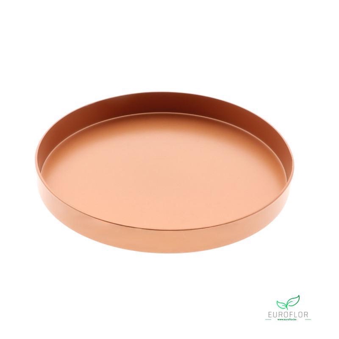 <h4>MELAMINE PLATE ROUND COPPER D27 H3</h4>
