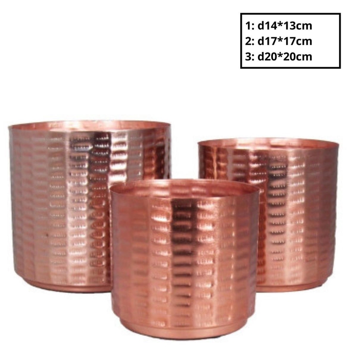 <h4>Homedeco Patras pot S/3 d20*20cm</h4>