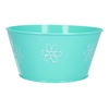 DF04-665730600 - Planter Daisy d18xh9 turquoise/pink