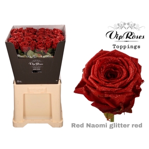 R GR RED NAOMI GLITTER RED