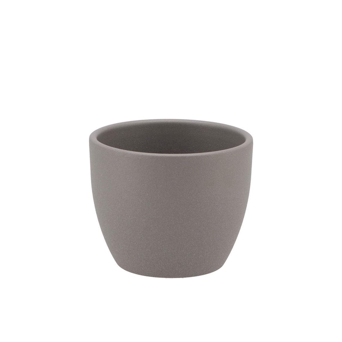<h4>Ceramic Grey Structure Pot 7x6cm</h4>