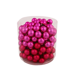 Glasbal 20mm op dr. fuchsia combi 144/koker