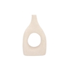 Lisboa White Vase Oval 28x11x46cm Nm