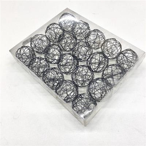WIREBALL DROOGBL BEWERKT H% WIREBALL BLACK Ø 4 CM (X20)