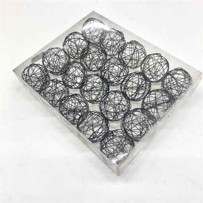<h4>WIREBALL DROOGBL BEWERKT H% WIREBALL BLACK Ø 4 CM (X20)</h4>