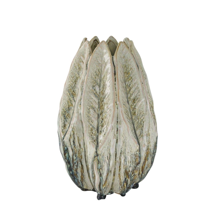<h4>Keramiek Exclusief Leaf vaas d20*30cm</h4>