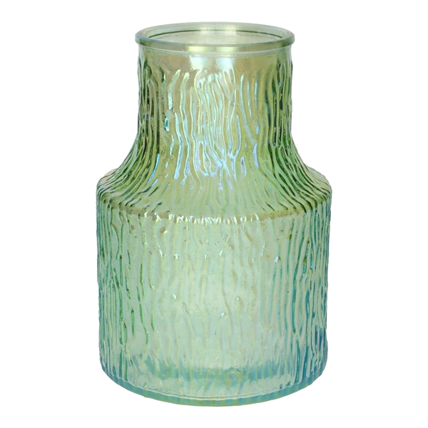 <h4>Vase Polina d8.9\\13.5xh19.8 green+pearl</h4>