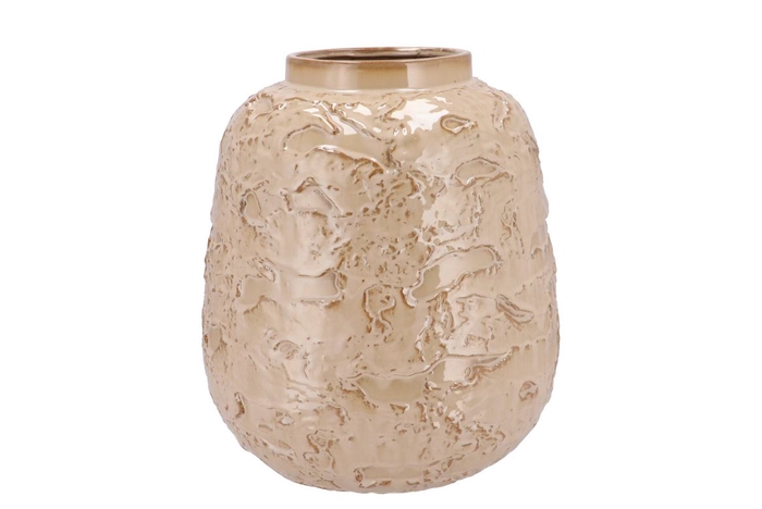 <h4>Mika Cozy Sand Vase Structure 30x35cm</h4>