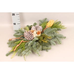 Natuur tak Gold/White 60/40T