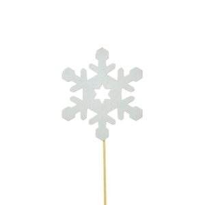 Christmas sticks 20cm Snowflake 7cm