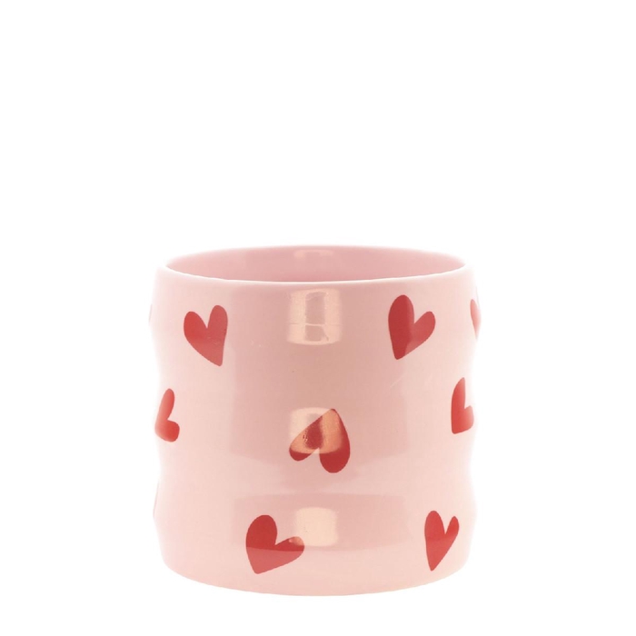 <h4>Moederdag Keramiek Hearts d09*9.5cm</h4>