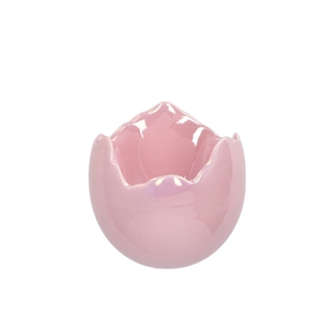 Easter Egg Pearl Pink Pot 12x11cm