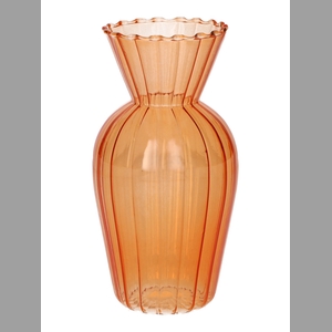 DF02-665295400 - Vase Swirl d6.2/7.4xh14 peach