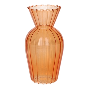 DF02-665295400 - Vase Swirl d6.2/7.4xh14 peach