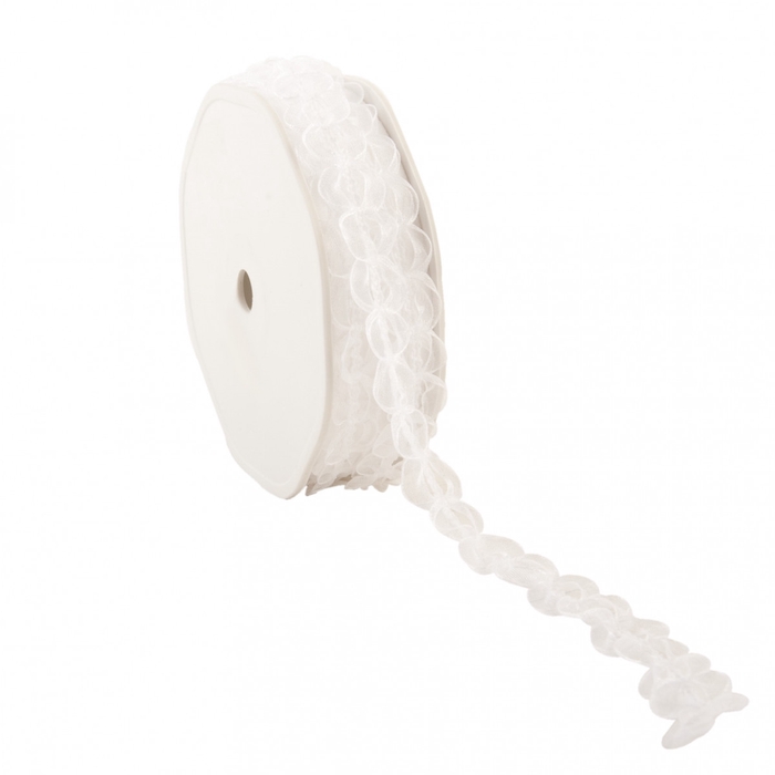 <h4>Bruiloft Lint Organza twist 15mm 10m</h4>