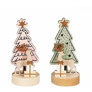 Kerst Deco kerstboom d10*17cm