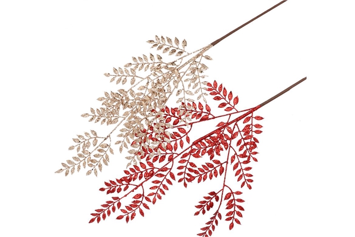 <h4>Pick Shine Leaves Red/gold 51cm Ass Per 12</h4>