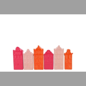 A'dam Houses Canal Vase Fuchsia Mix Ass 5x4x14cm Nm