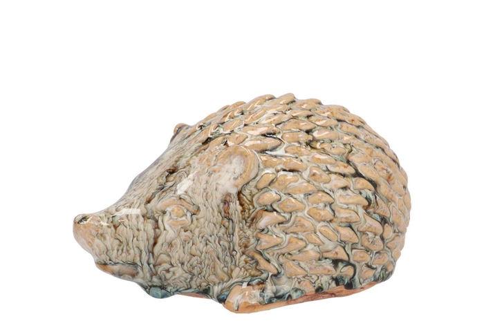 <h4>Hedgehog Glaze Green 16x9x8cm</h4>