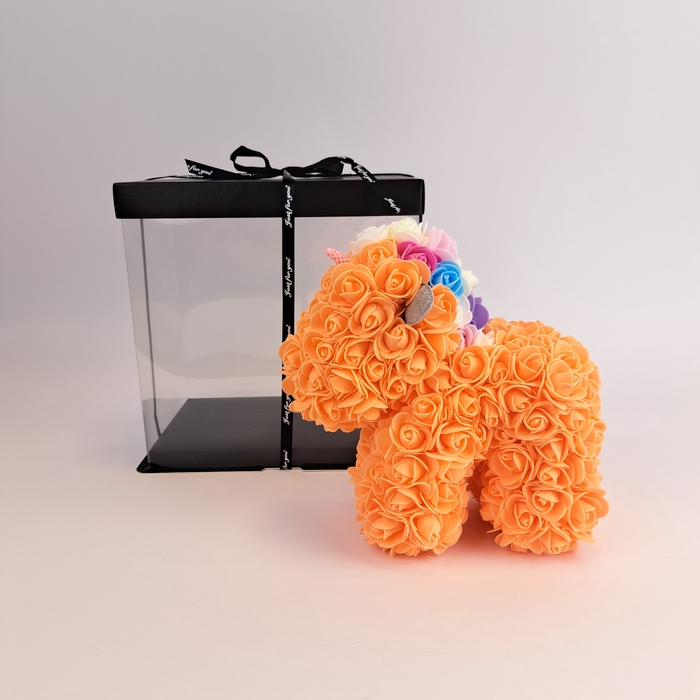 <h4>Eenhoorn 25cm perzik</h4>