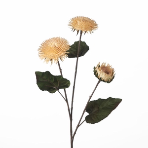 AF Sunflower Spray L89cm Beige