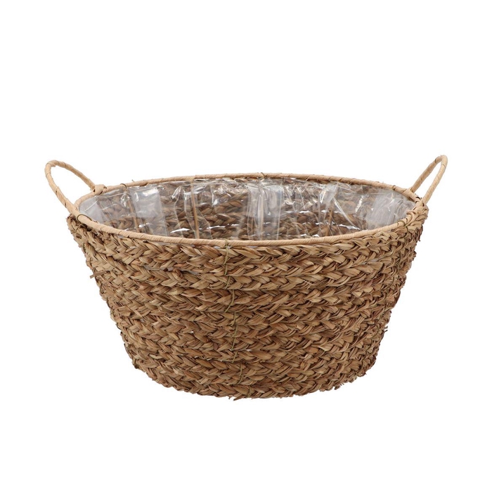 <h4>Seagrass Levi Bowl Basket Natural 33x16cm</h4>