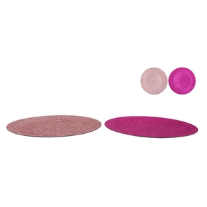 Melamine Shine Fuchsia/pink Plate Round Ass 40x40x2cm